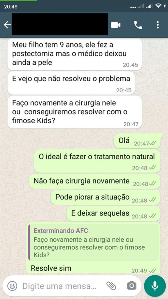 depoimento efk tratamento n 576x1024 - Extermìnando a Fimose Kids - Tratamento natural para fimose infantil