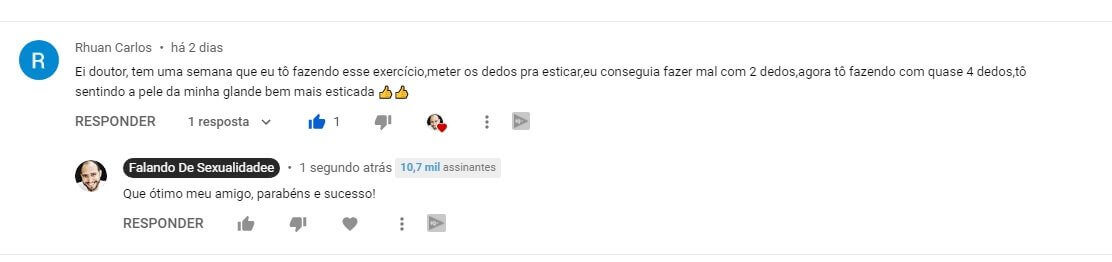 depoimento effc - Extermínando a Fimose Método Caseiro